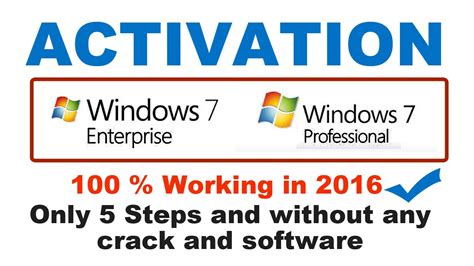 Windows 7 enterprise activation crack
